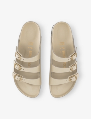 BIRKENSTOCK: Florida Faux-Leather Sandals