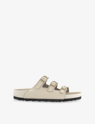 BIRKENSTOCK: Florida Faux-Leather Sandals