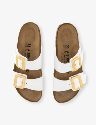 BIRKENSTOCK: Sydney Two-Strap Leather Sandals