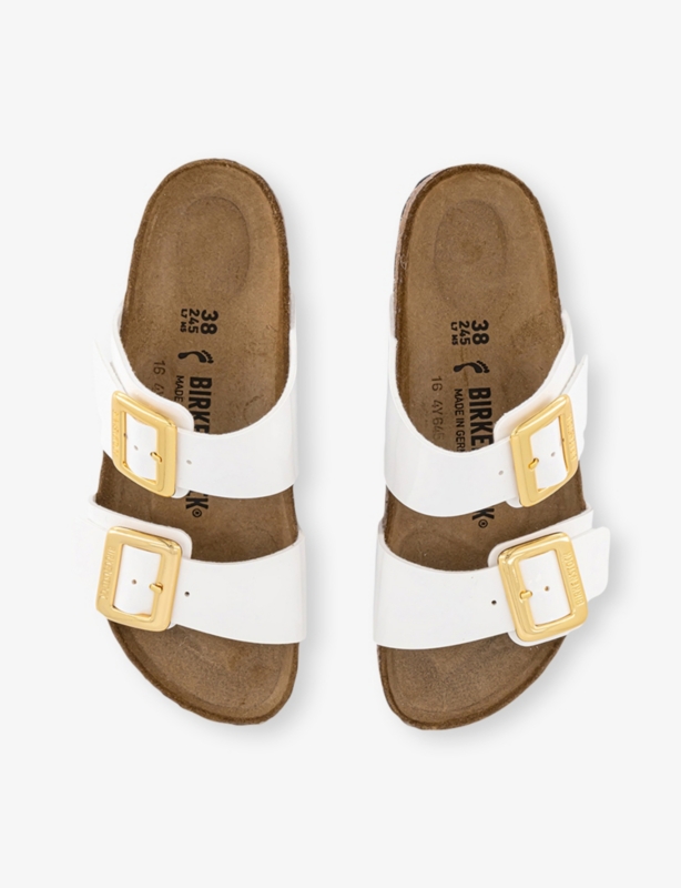 Sydney Two-Strap Leather Sandals