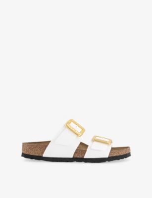 BIRKENSTOCK: Sydney Two-Strap Leather Sandals