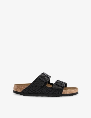 Birkenstock Womens  Arizona Two-strap Leather Flat Sandals