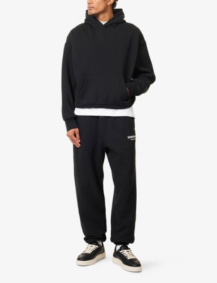 FEAR OF GOD ESSENTIALS: Logo-Embellished Relaxed-Fit Cotton-Blend Hoody