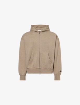 FEAR OF GOD ESSENTIALS: Logo-Embellished Relaxed-Fit Cotton-Blend Hoody
