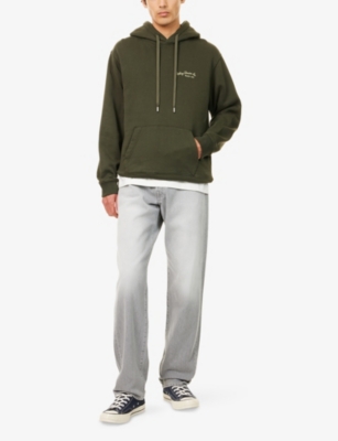 REPLAY: Logo-Embroidery Cotton-Jersey Hoody