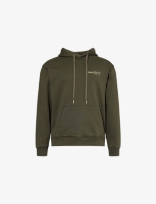 REPLAY: Logo-Embroidery Cotton-Jersey Hoody