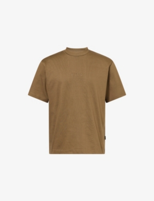 REPLAY: Logo-Embroidered Oversized Cotton T-Shirt