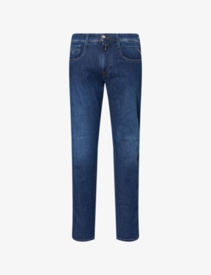 REPLAY: Anbass X-lite Plus Slim-Fit Stretch-Denim Jeans