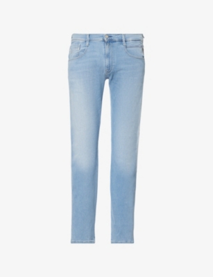 REPLAY: Anbass Hyperflex Slim-Fit Stretch-Denim Jeans