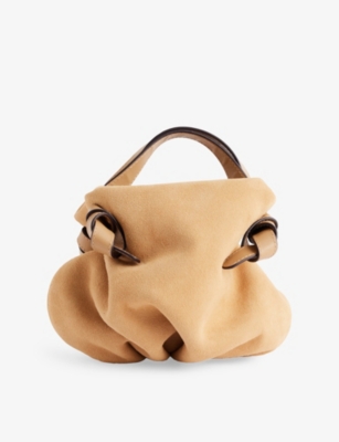 NEOUS: Taurus 1.0 Mini Suede Top-Handle Bag