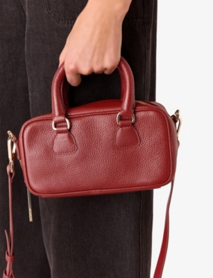 WHISTLES: Lois Bowling Leather Cross-Body Bag