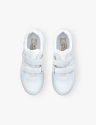 Papouelli Leather Speedy Sneakers In White