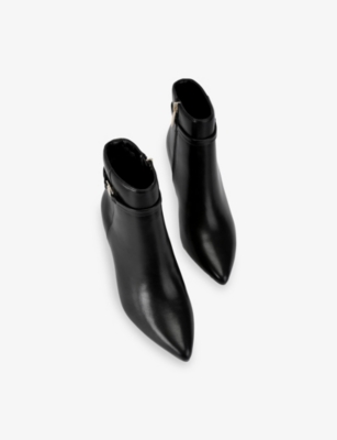 CARVELA COMFORT: Flute Coin Faux-Leather Heeled Ankle Boots
