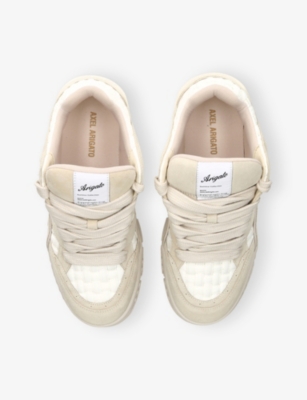 AXEL ARIGATO: Area Lo Suede and Woven Low-Top Trainers