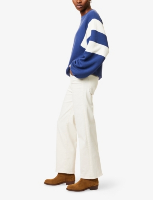 MOTHER: The Rambler Zip Ankle Straight-Leg Denim Jeans