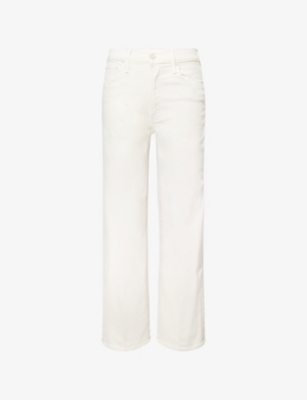 MOTHER: The Rambler Zip Ankle Straight-Leg Denim Jeans