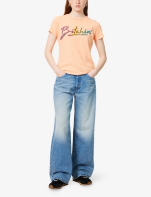 MOTHER: The Dodger Button Sneak Denim Jeans