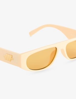 Le Specs Womens Ivory Lsp2552147 Le Ritual D-frame Polycarbonate Sunglasses In Ivory