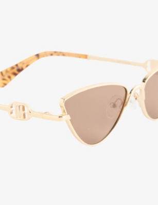 LE SPECS: The Soiree Metal Sunglasses