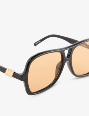 LE SPECS: LSP2552132 Fortune Teller Aviator-Frame Polycarbonate Limited-Edition Sunglasses