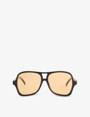 LE SPECS: LSP2552132 Fortune Teller Aviator-Frame Polycarbonate Limited-Edition Sunglasses