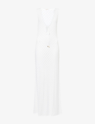 AWAY THAT DAY: Seychelles Reversible Crochet Maxi Dress