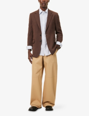 LOEWE: Loewe x Paula's Ibiza Striped Cotton-Blend Shirt