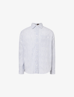 LOEWE: Loewe x Paula's Ibiza Striped Cotton-Blend Shirt