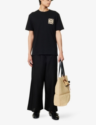 LOEWE: Ibiza Embroidered-Logo Cotton-Jersey T-shirt