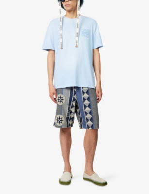 LOEWE: Ibiza Embroidered-Logo Cotton-Jersey T-shirt