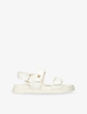 KG KURT GEIGER: Rory Faux-Leather Flat Sandals