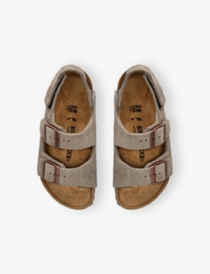 BIRKENSTOCK: Kids' Milano HL Suede Sandals
