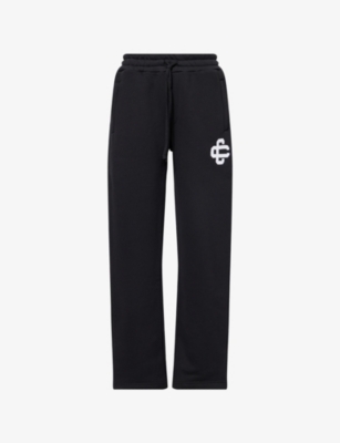THE COUTURE CLUB: Heavy Embroidered Cotton Joggers