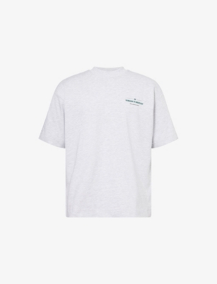 THE COUTURE CLUB: Copyright Multi Graphic Crewneck Cotton-Blend T-Shirt