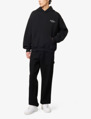 THE COUTURE CLUB: Logo-Print Relaxed-Fit Cotton Hoody