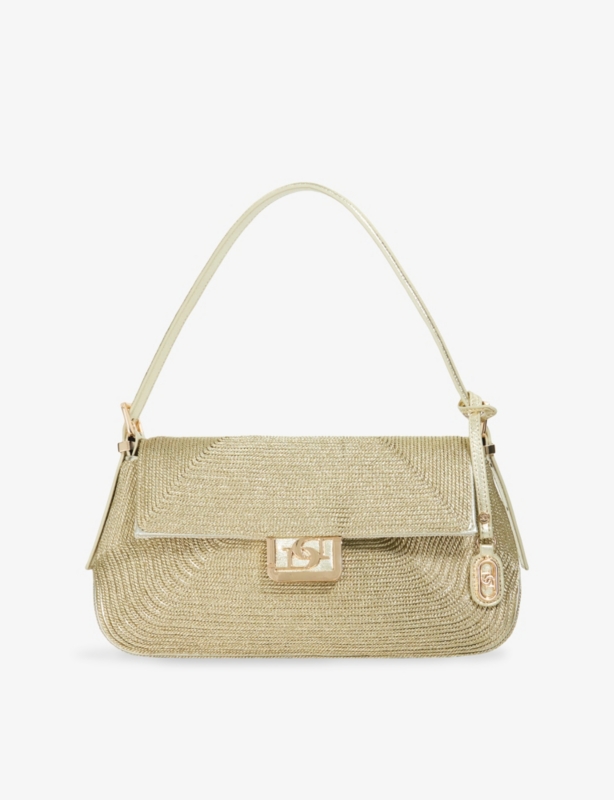 Highgate Baguette Woven Shoulder Bag