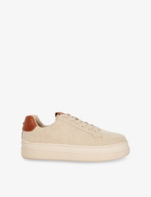 DUNE: Exaggerate Canvas Low-Top Trainers