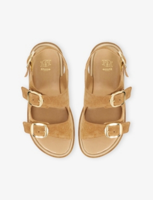 DUNE: Luckles Suede Sandals