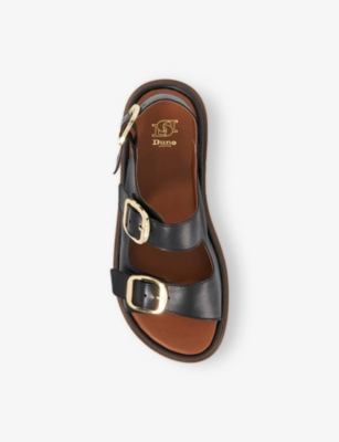 DUNE: Luckles Leather Sandals