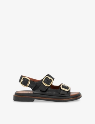 DUNE: Luckles Leather Sandals