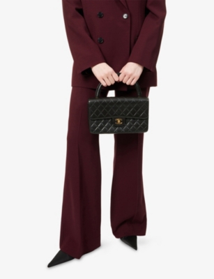RESELFRIDGES: Pre-Loved Chanel Kelly Medium Leather Top-Handle Bag