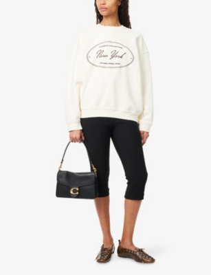 4TH & RECKLESS: Chai New-York Emblem Cotton-Jersey Sweatshirt