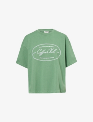 4TH & RECKLESS: Vienna Logo-Embroidered Cotton-Jersey T-Shirt