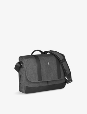 Victorinox Architecture Urban2 Woven Messenger Bag In Melange Grey / Black