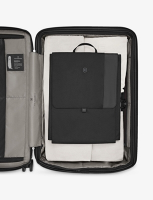 Victorinox Womens Black Travel Essentials Medium Packmaster Woven Packing Sleeve In Black