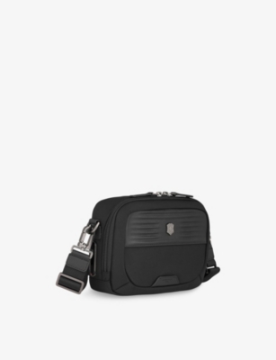 Victorinox Womens Mythic Compact Woven Cross Body Bag Black In Black