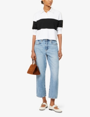 AG: Florence Slouchy-Leg Denim Jeans
