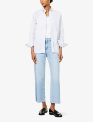 AG: Saige Wide-Leg Crop Denim Jeans