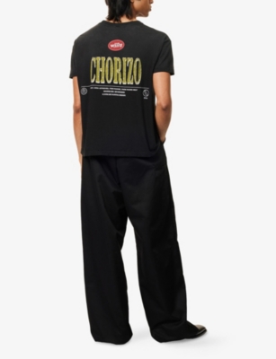 WILLY CHAVARRIA: Chorizo Destroyed Short-Sleeve Cotton-Jersey T-Shirt