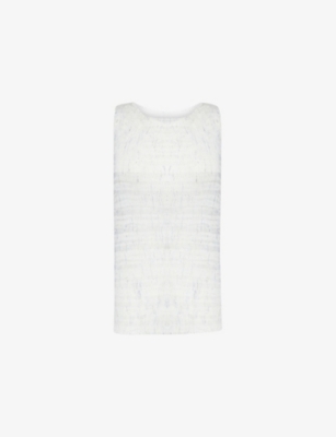 ISSEY MIYAKE: Restore Sleeveless Knitted Top